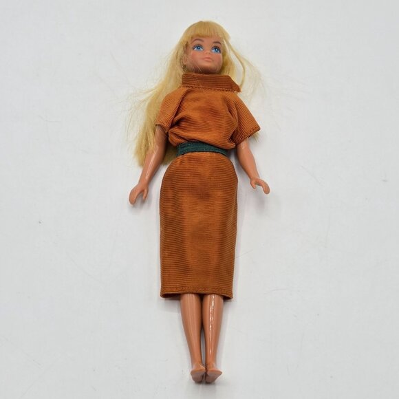 Vtg. 1967 Mattel Barbie Doll Philippines Skipper Flat Foot Blonde - Picture 5 of 6